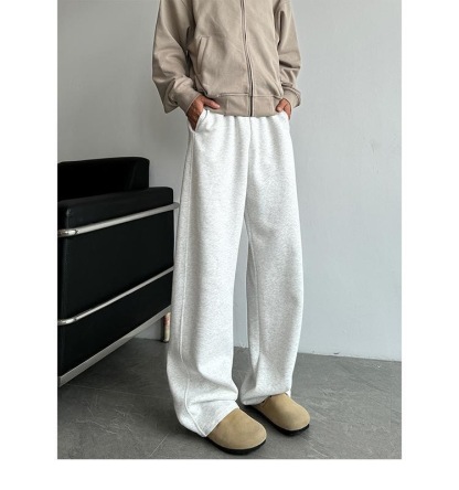 美式長褲 純棉彎刀剪裁 寬鬆親膚 運動休閒