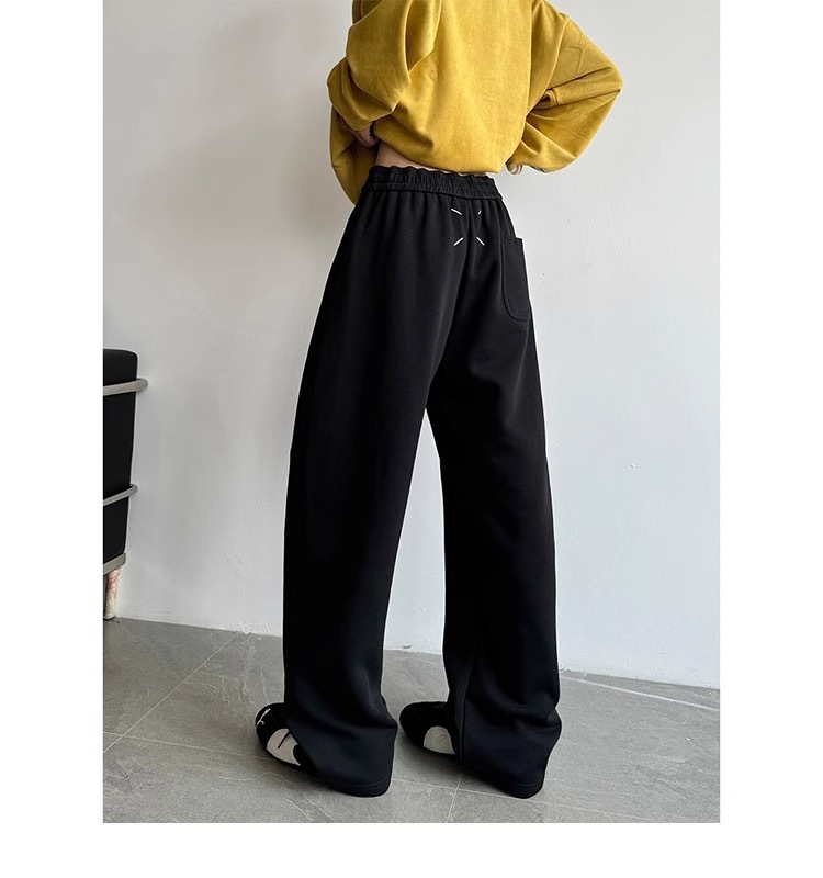 美式長褲 純棉彎刀剪裁 寬鬆親膚 運動休閒