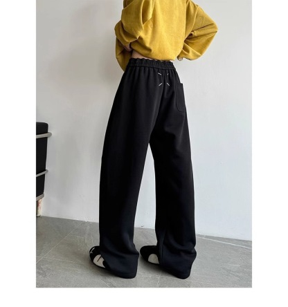 美式長褲 純棉彎刀剪裁 寬鬆親膚 運動休閒