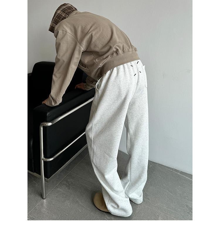 美式長褲 純棉彎刀剪裁 寬鬆親膚 運動休閒