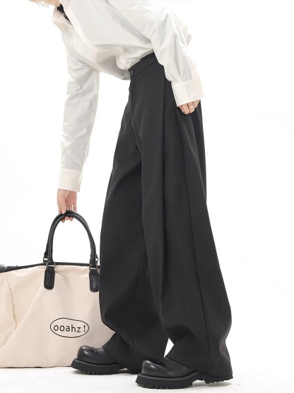 輕商務 cleanfit西褲 寬鬆闊腿 垂順涼感 休閒褲