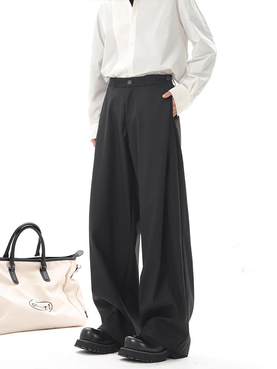 輕商務 cleanfit西褲 寬鬆闊腿 垂順涼感 休閒褲