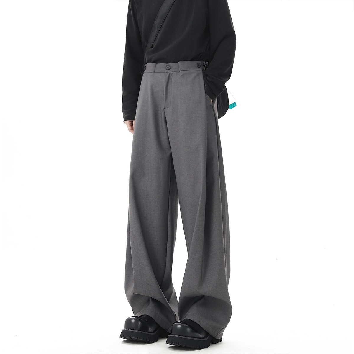 輕商務 cleanfit西褲 寬鬆闊腿 垂順涼感 休閒褲