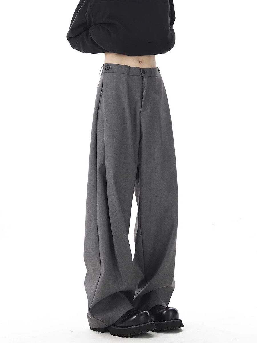 輕商務 cleanfit西褲 寬鬆闊腿 垂順涼感 休閒褲