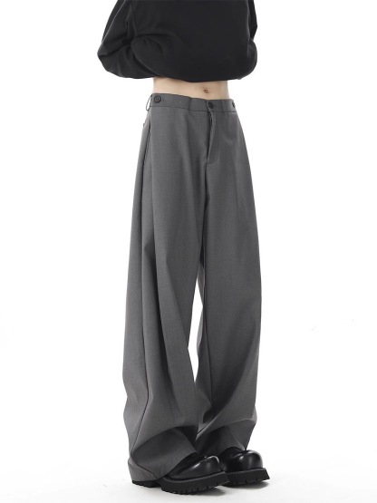 輕商務 cleanfit西褲 寬鬆闊腿 垂順涼感 休閒褲