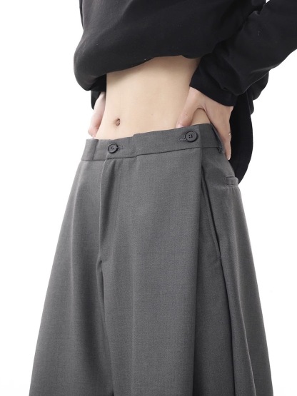 輕商務 cleanfit西褲 寬鬆闊腿 垂順涼感 休閒褲