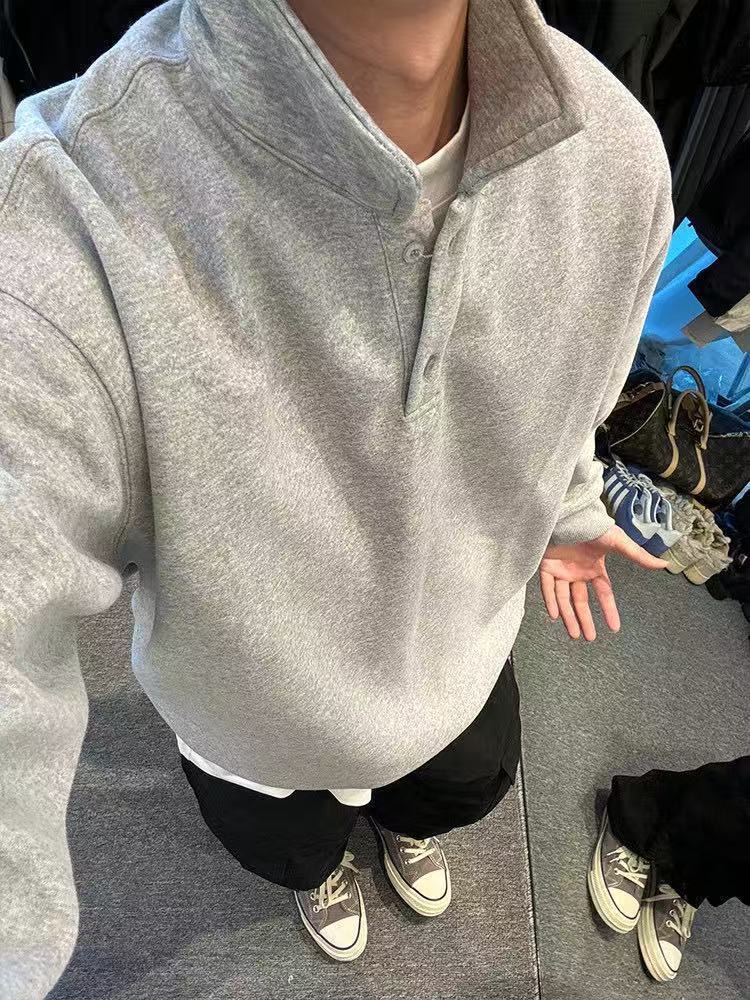 HT 美式翻領POLO衫 純棉 正肩設計｜寬鬆挺拔