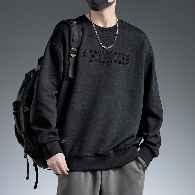 省心套裝 純棉套頭衛衣+鬆緊休閒運動長褲 親膚舒適 顯瘦遮肉顯腿長