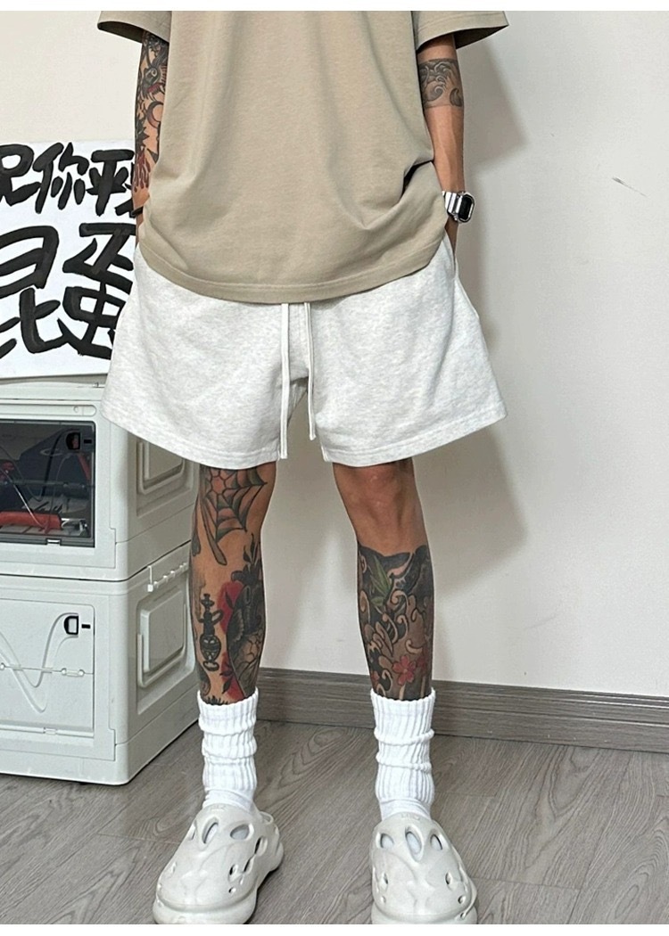 MAN 四分美式短褲 純棉 籃球運動褲 休閒褲 寬鬆透氣百搭