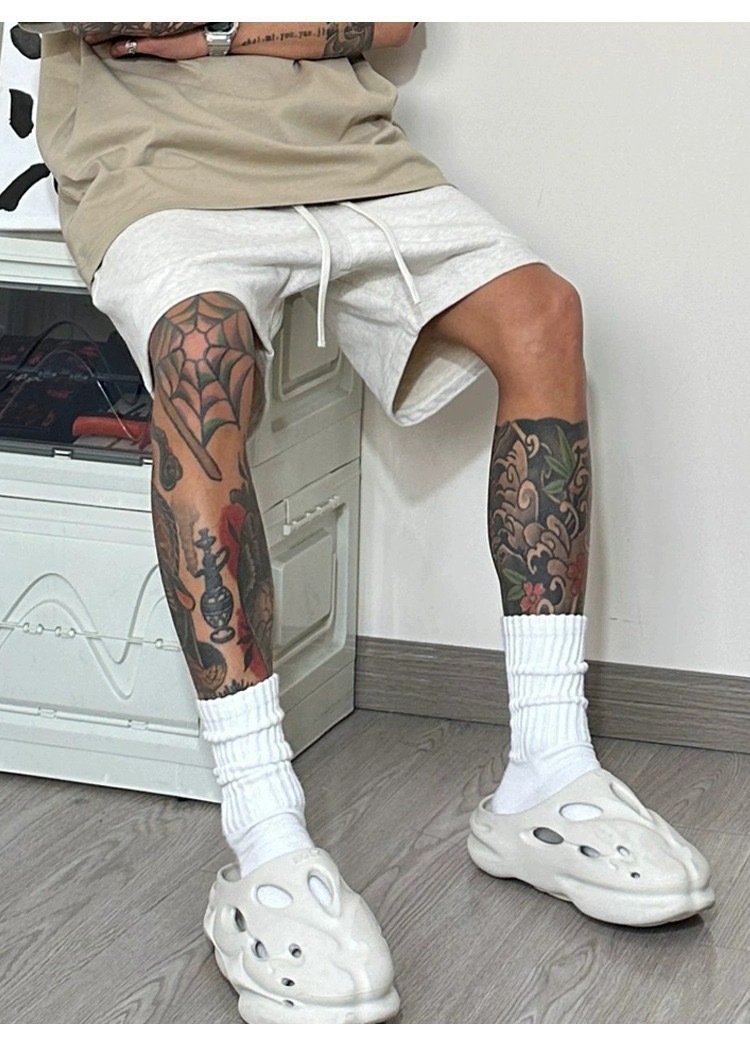 MAN 四分美式短褲 純棉 籃球運動褲 休閒褲 寬鬆透氣百搭