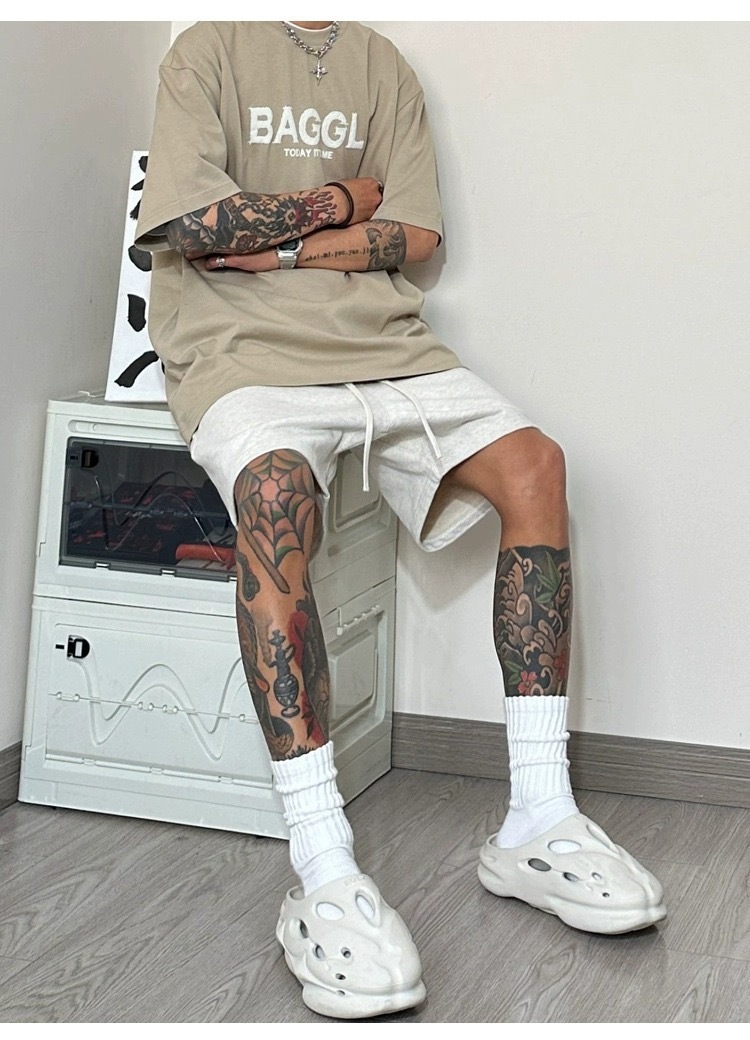 MAN 四分美式短褲 純棉 籃球運動褲 休閒褲 寬鬆透氣百搭