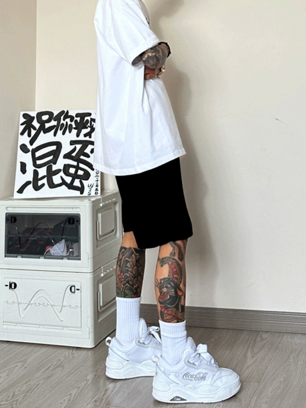 MAN 四分美式短褲 純棉 籃球運動褲 休閒褲 寬鬆透氣百搭