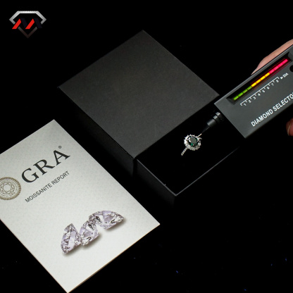 2ct Oval Synthetic Moissanite Vintage Ring In 925 Sterling Silver