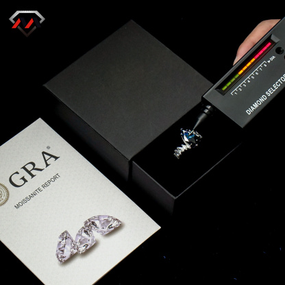 5ct Marquise Synthetic Moissanite Solitaire Statement Ring In 925 Sterling Silver