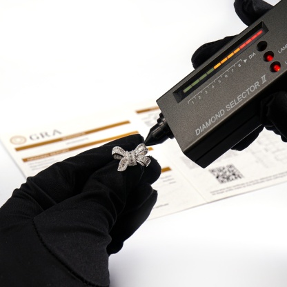 Delzzad Bow Stud Earrings Bow-knot Earrings Synthetic Moissanite S925 Stud Earrings Jewelry Perfect Birthday Mother��s Day Christmas Gift Wedding Set