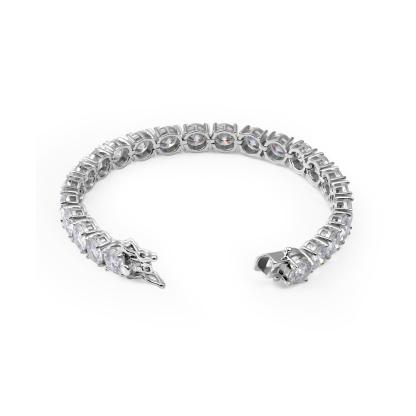 6.5MM Synthetic Moissanite Tennis Bracelet S925