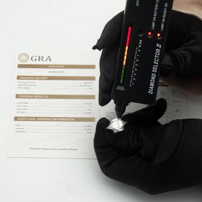 10ct Octagon Synthetic Moissanite Three Stones Ring In 925 Sterling Silver