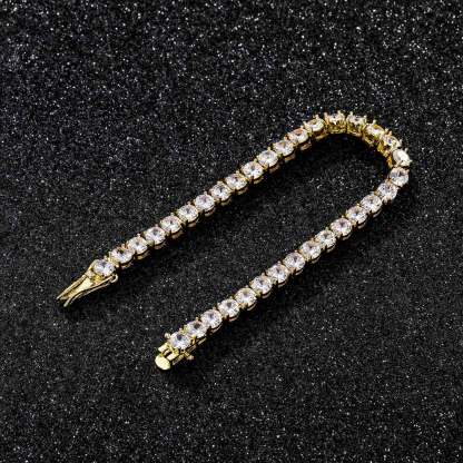 5MM Synthetic Moissanite Tennis Bracelet S925
