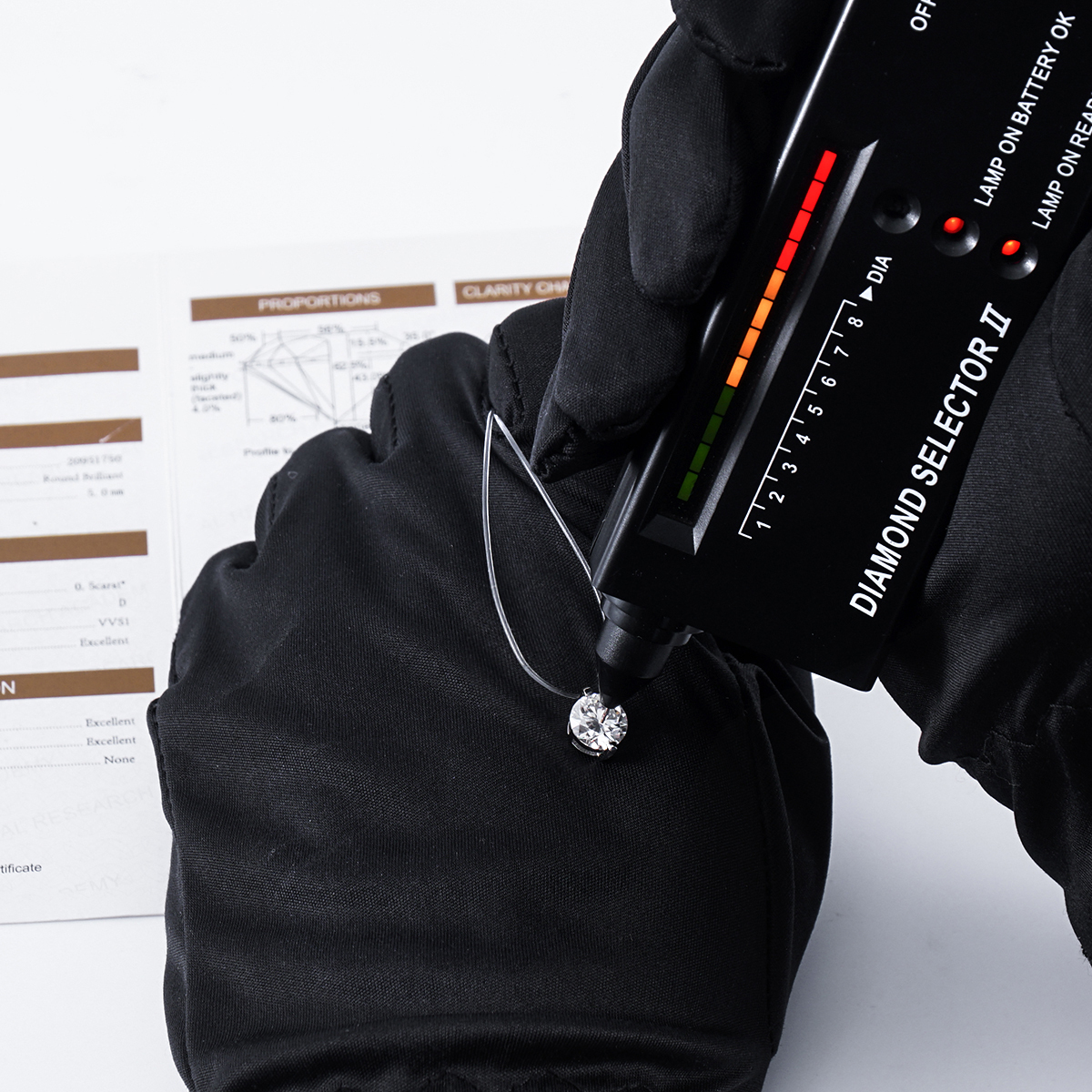 Synthetic Moissanite Solitaire Two Prong Fishing Line Pendant Choker Necklace Clear Chain S925 Bling Necklace Chain