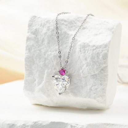 4ct VVS Synthetic Moissanite Pendant Necklace S925