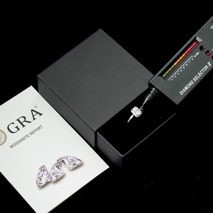 S925 2ct Octagon Synthetic Moissanite Halo Ring