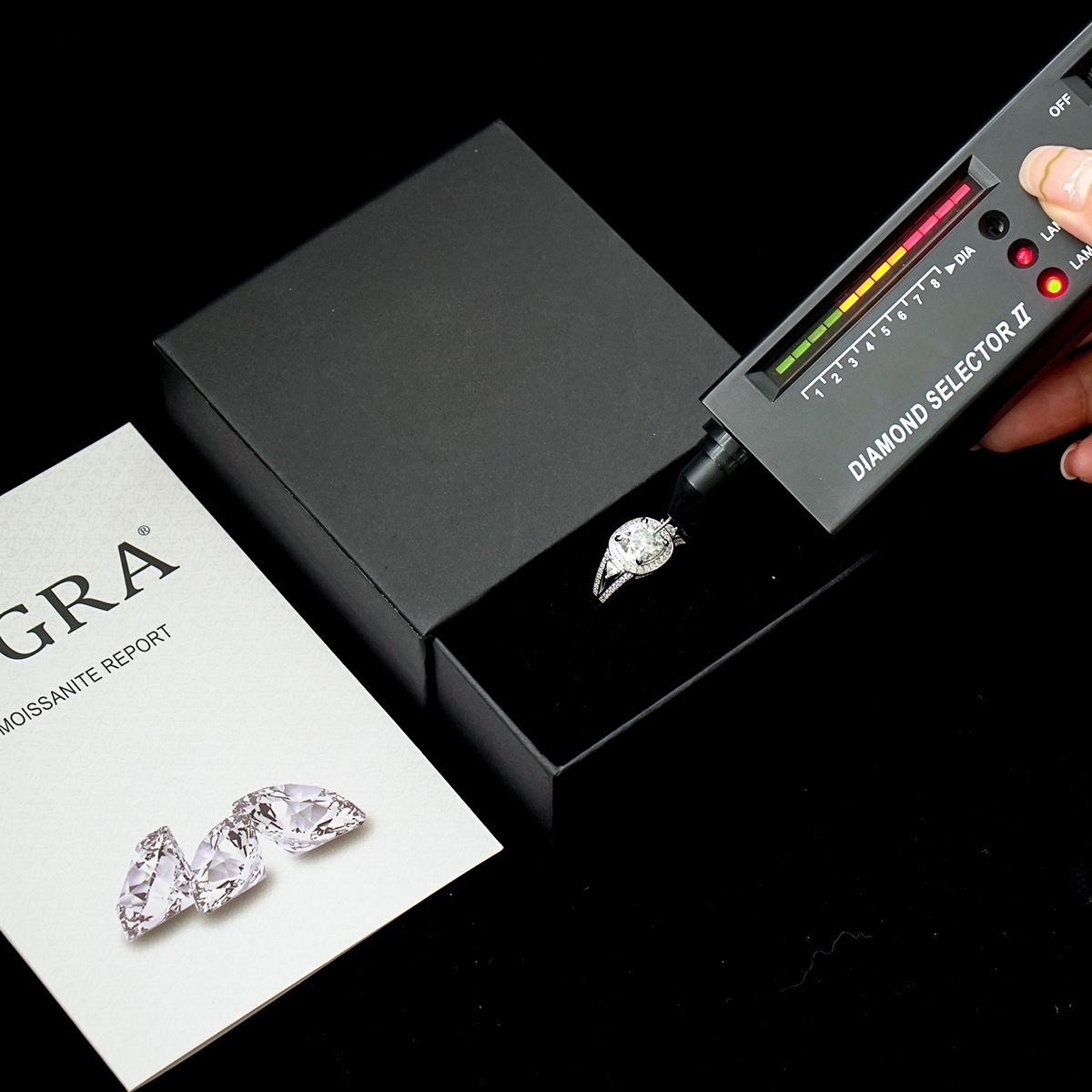 2.5ct Cushion Synthetic Moissanite Catheral Ring In 925 Sterling Silver