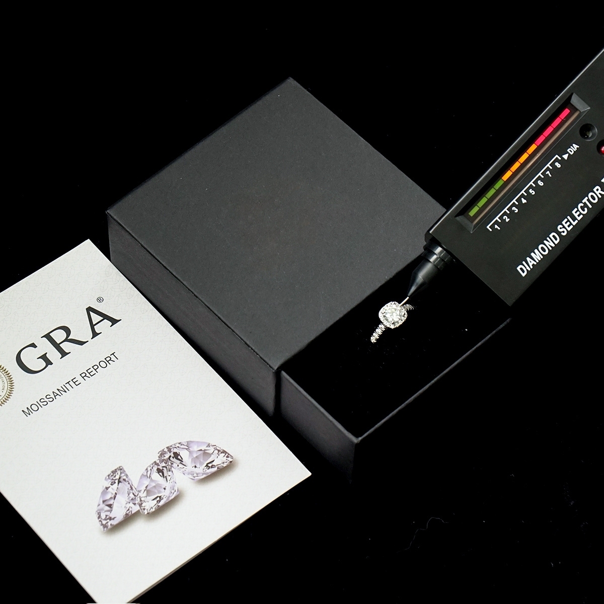 0.5ct Round Synthetic Moissanite Ring S925