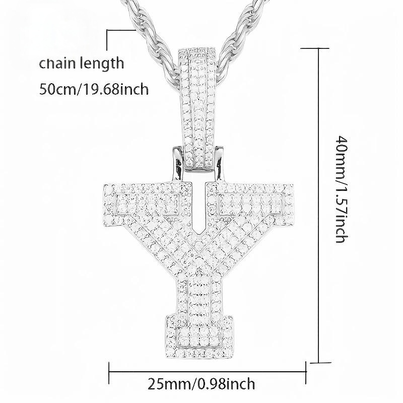 MOISSANITE LETTERS NAME PENDANT