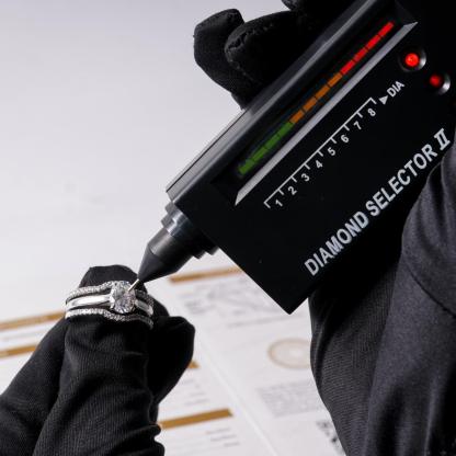 1.8ct Heavenly Nest Ring Engagement Ring Triple Stacking Ring VVS Synthetic Moissanite Ring Jewelry Copper Band