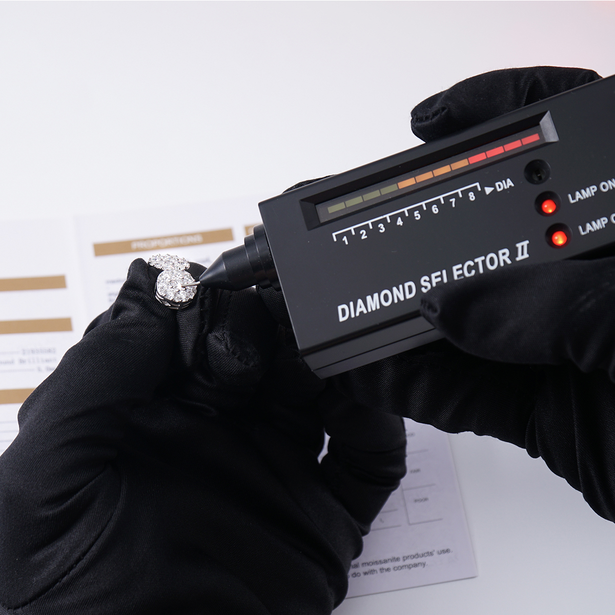 10MM 925S & VVS Moissanite Cluster Halo Stud Earrings