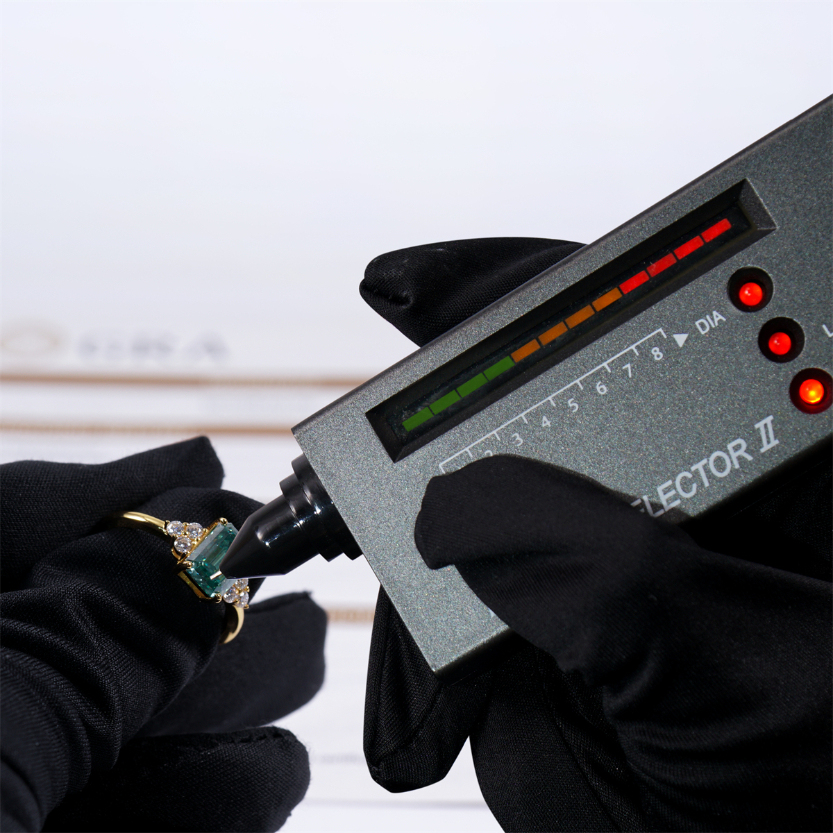 2.2ct Aurora Green Dream Ring Engagement Ring Band Step Cut Synthetic Moissanite Ring Jewelry S925