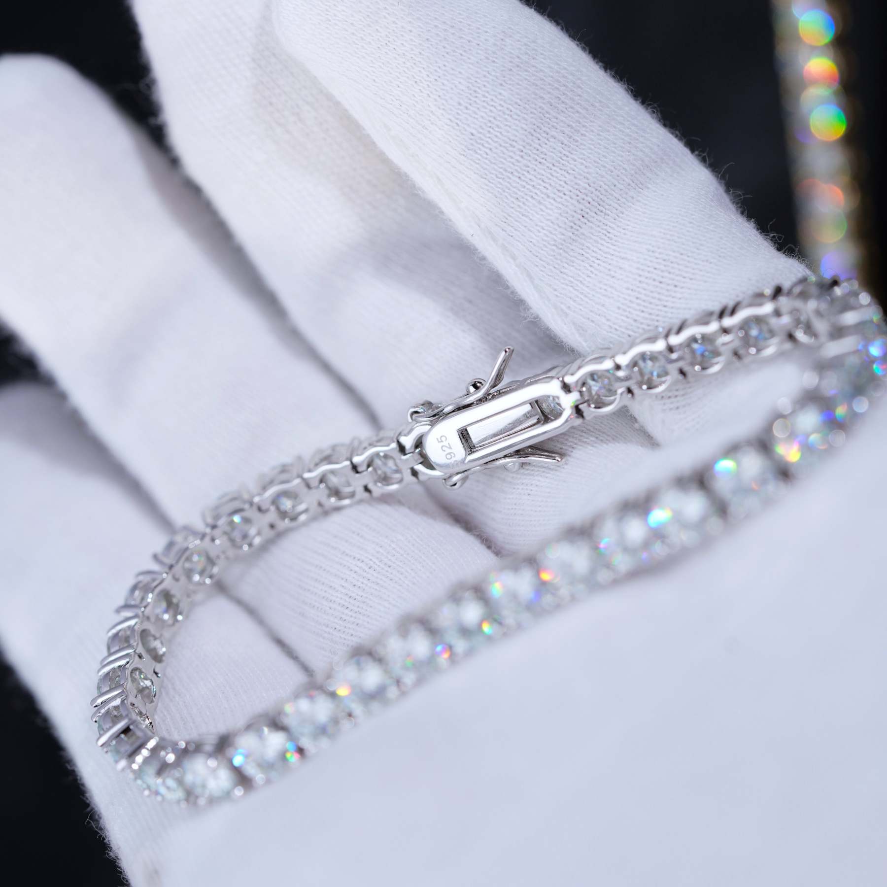 Moissanite Tennis Bracelet 5.5ct-30ct Sterling Silver & VVS Moissanite