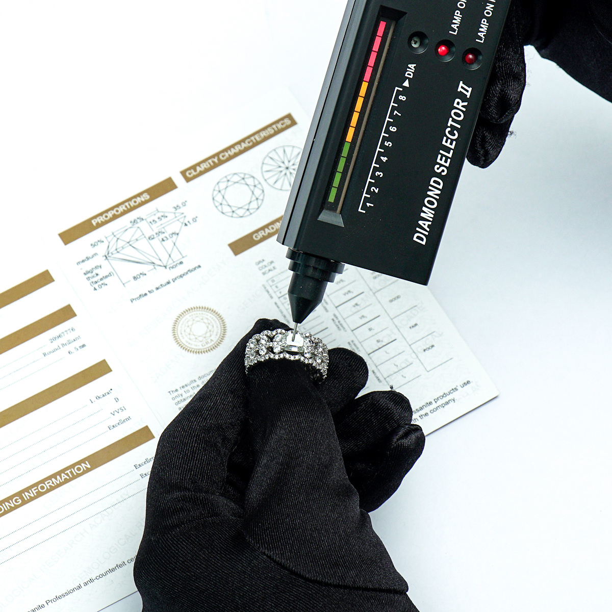 1ct Octagon Synthetic Moissanite Luxury Ring In 925 Sterling Silver