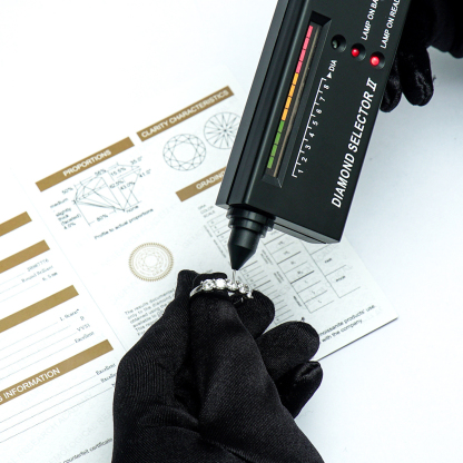 1.5ct D Color S925 VVS Clarity Round Synthetic Moissanite Half Eternity Stacking Band