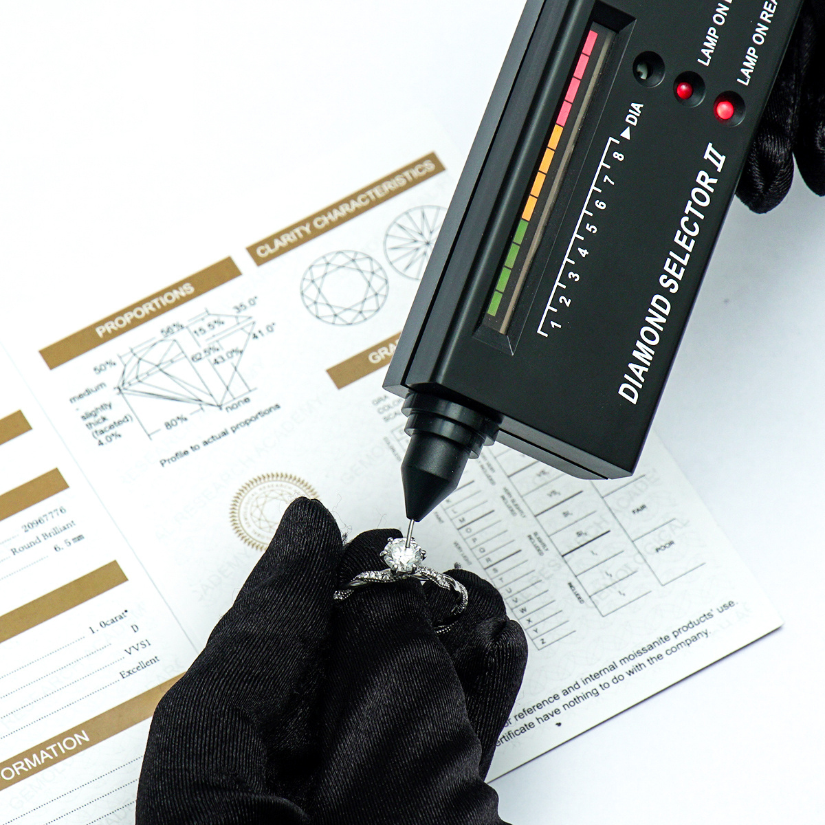 1ct Round Synthetic Moissanite Rope Ring In 925 Sterling Silver Mother's Day Gifts for Men Women