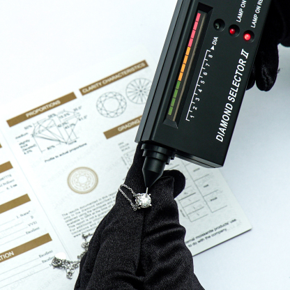 S925 1CT ROUND CUT SYNTHETIC MOISSANITE CLASSIC SOLITAIRE PRONG PENDANT NECKLACE