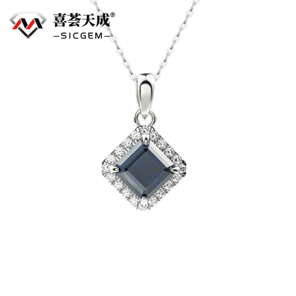 VVS Synthetic Moissanite Necklace S925