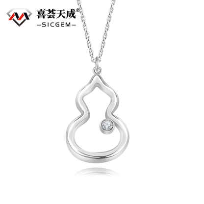 Titanium Steel Gourd Necklace