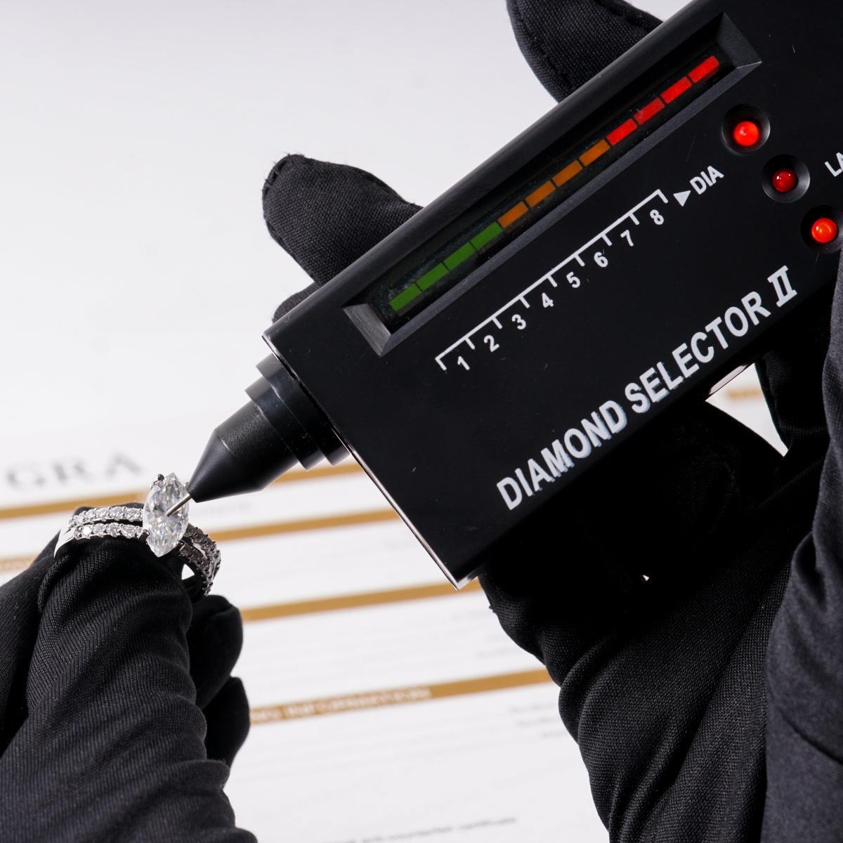 2.5ct Beyond the Horizon Ring Wedding Set Stacking Ring Marquise Cut VVS Synthetic Moissanite Ring Jewelry S925/Copper Band