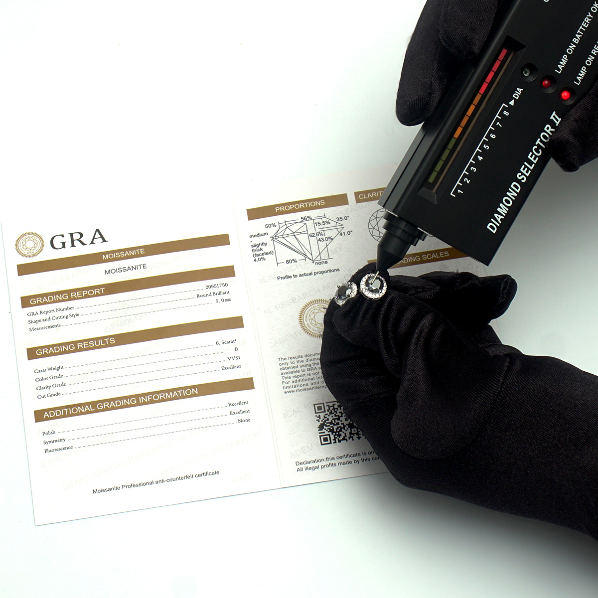 ICEBURST  Halo Spark Stud Earrings 925S & VVS Moissanite