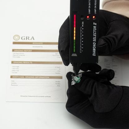 6ct Pear Synthetic Moissanite Three Stones Ring In 925 Sterling Silver