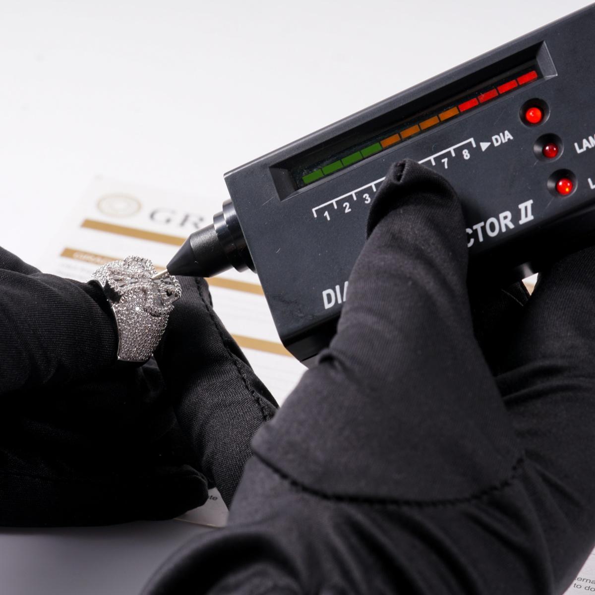 2ct Eternal Pillar Ring Fully Iced Out Ring Gothic Ring Band VVS Synthetic Moissanite Ring Jewelry Copper Band