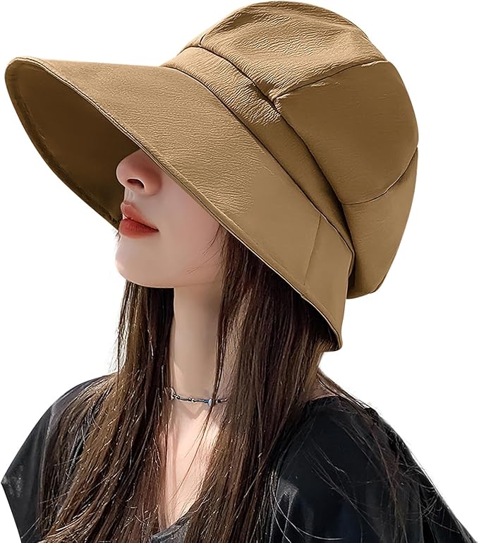 UVカット 帽子 レディース ハット 日焼け防止 UPF50+ 最新広いつば 大きいサイズ 深めタイプ 紫外線対策 取り外すあご紐・小顔劾果 サイズ調節 通気 キャップ 帽子 持ち運びやすい 無地 春夏