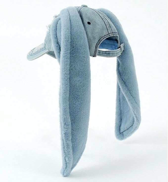 レディース 野球帽 ロング ウサギ耳 キャップ 快適な ウサギ耳 キャップ ホリデー用