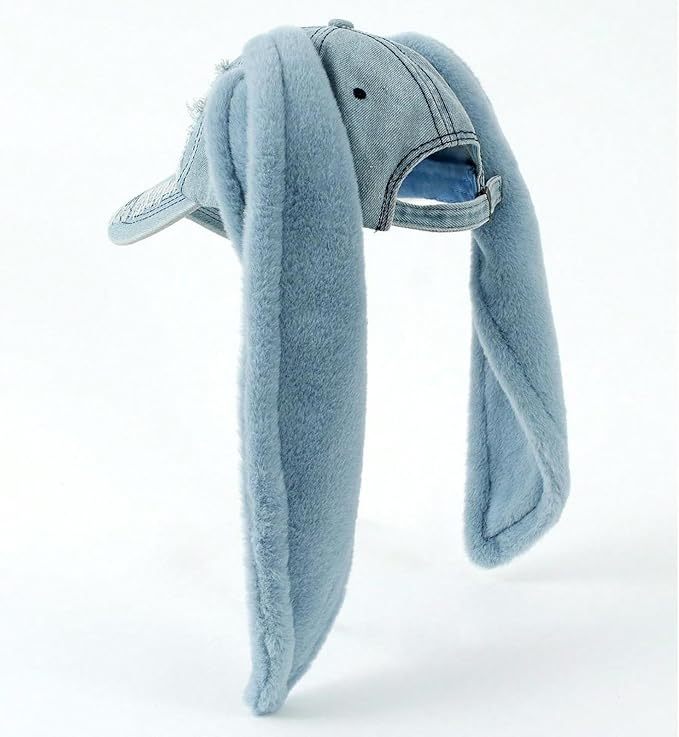 レディース 野球帽 ロング ウサギ耳 キャップ 快適な ウサギ耳 キャップ ホリデー用