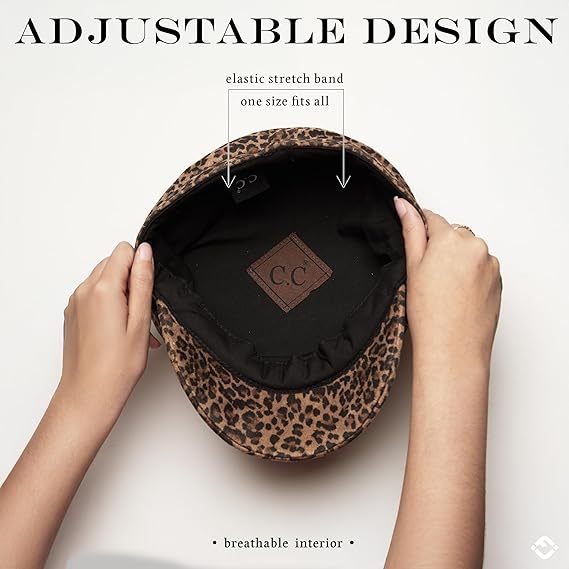 Newsboy Hat for Women – Trendy Greek Fisherman Cap, Classic Women's Baker Boy Newsies Hat, Ladies Fashion Caps