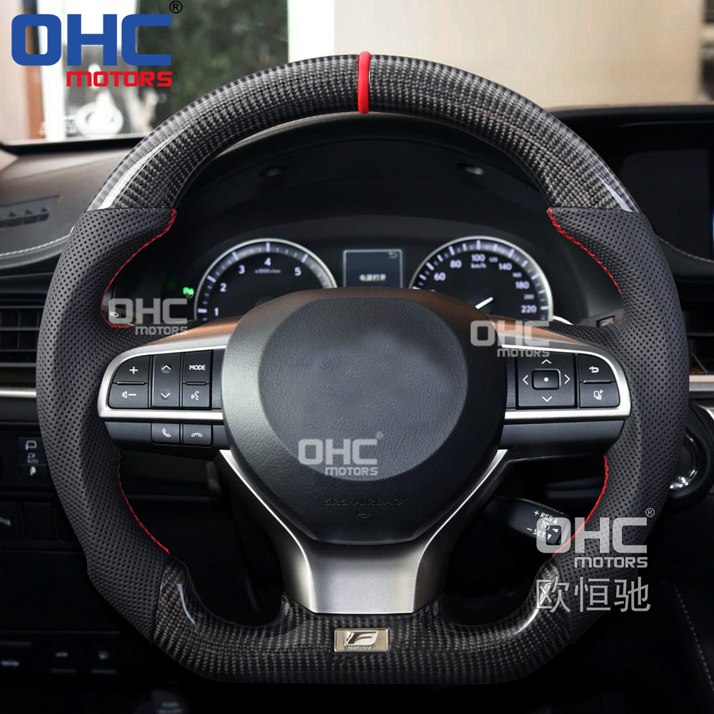 [Copy]Factory Supply Carbon Fiber Steering Wheel fit for Lexus IS NX ISF CT GSF Steering Wheel Carbon Fiber OHC Motors