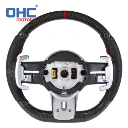 Wholesale Car Carbon Fiber Steering Wheel Assembly Set Compatible with Mercedes-Benz W204 W205 W211 AMG GLE CLA Leather Suede Carbon Fiber