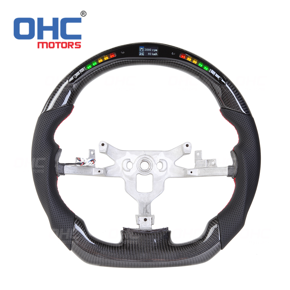 LED Carbon Fiber Steering Wheel for Chevrolet Corvette C6