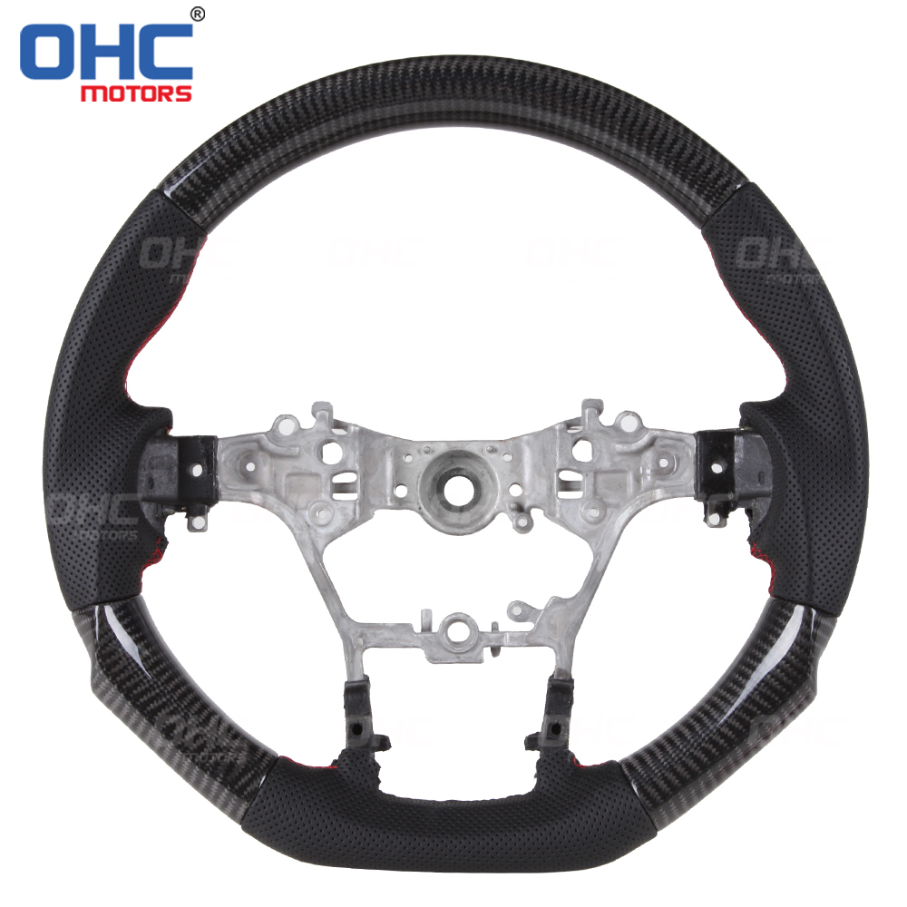 Customized Carbon Fiber Steering Wheel For Toyota Hilux Revo Fortuner 2011-2018 Innova Car steering wheel